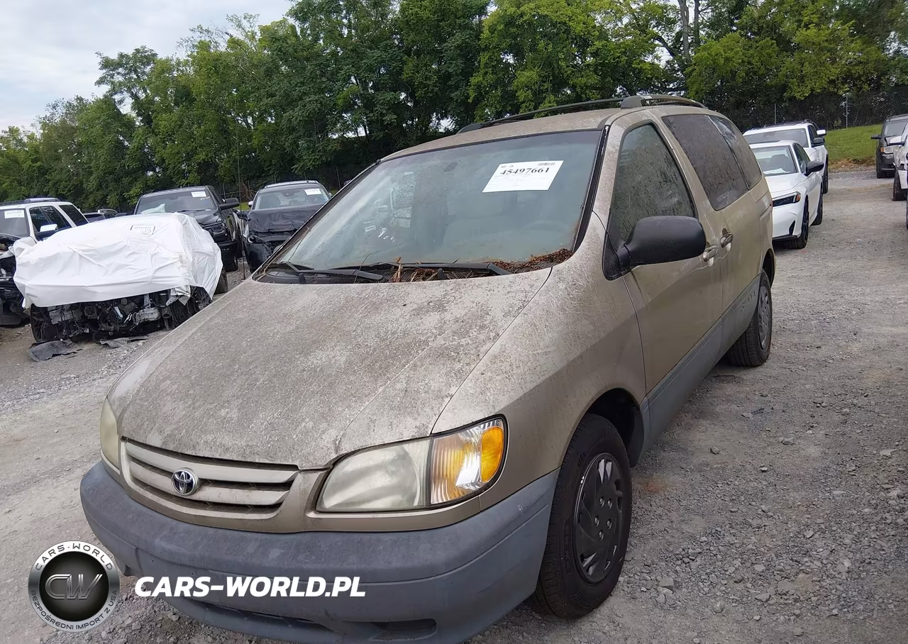2002 Toyota Sienna Le VIN:4T3ZF13C22U490005 - 2