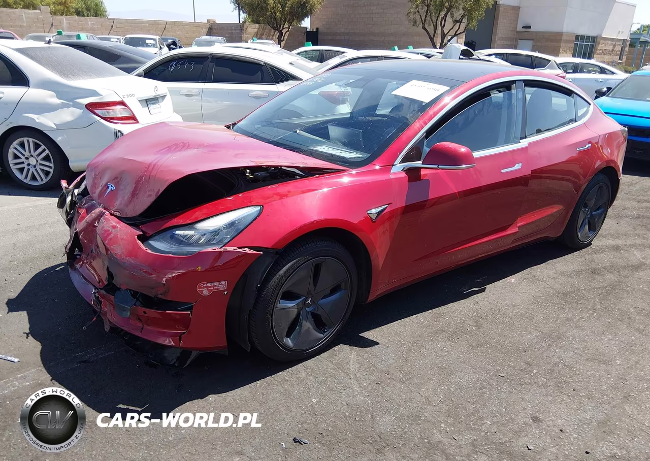 2018 Tesla Model 3 Long Range-Mid Range VIN:5YJ3E1EA6JF078386 - 2
