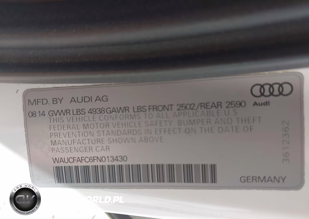 2015 Audi A6 2.0T Premium VIN:WAUCFAFC6FN013430 - 9
