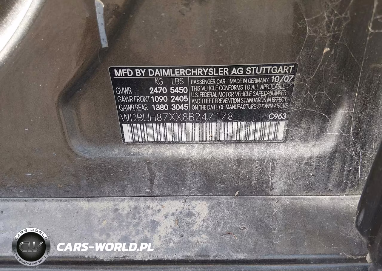 2008 Mercedes-Benz E 350 4Matic VIN:WDBUH87XX8B247178 - 9