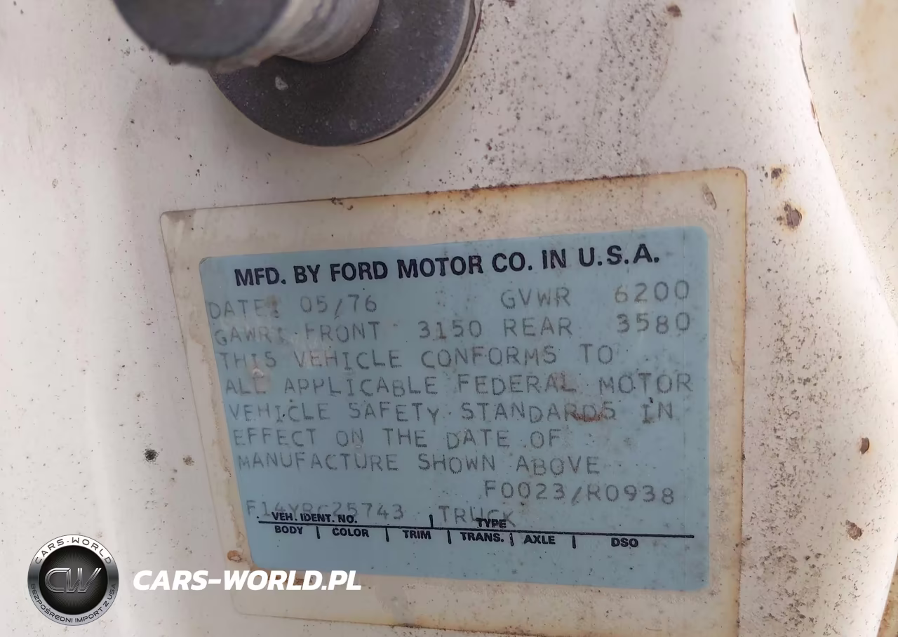 1976 Ford F-150 VIN:F14YRC25743 - 9