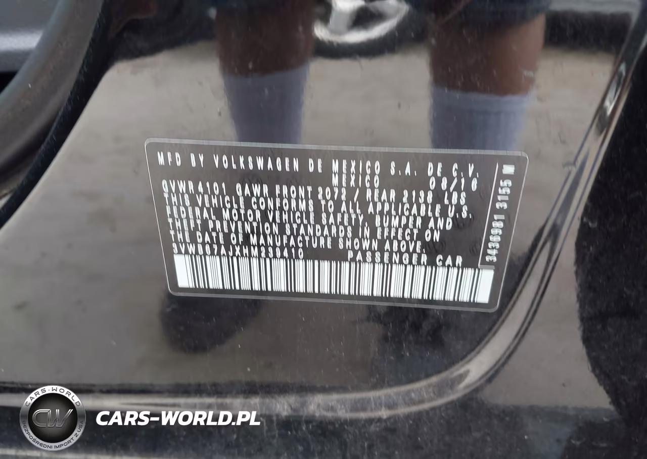 2017 Volkswagen Jetta 1.4T Se VIN:3VWB67AJXHM239410 - 9