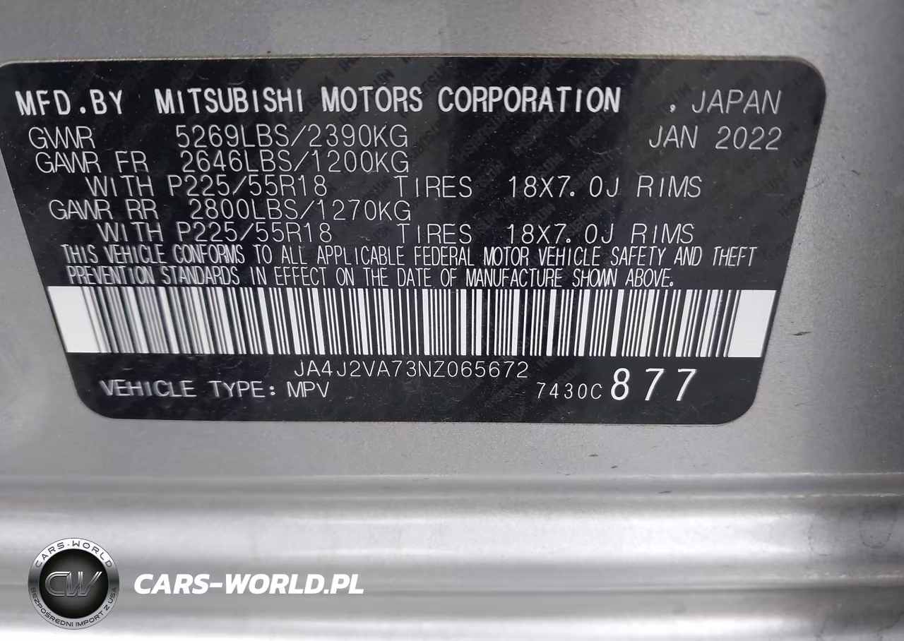 2022 Mitsubishi Outlander Phev Gt S-Awc-Le S-Awc-Sel S-Awc VIN:JA4J2VA73NZ065672 - 9