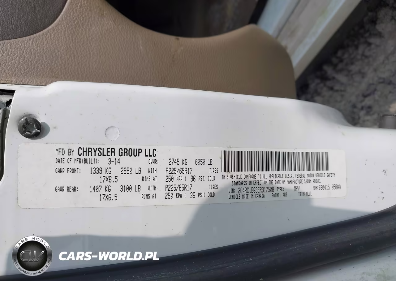 2014 Chrysler Town & Country Touring VIN:2C4RC1BG3ER317508 - 9