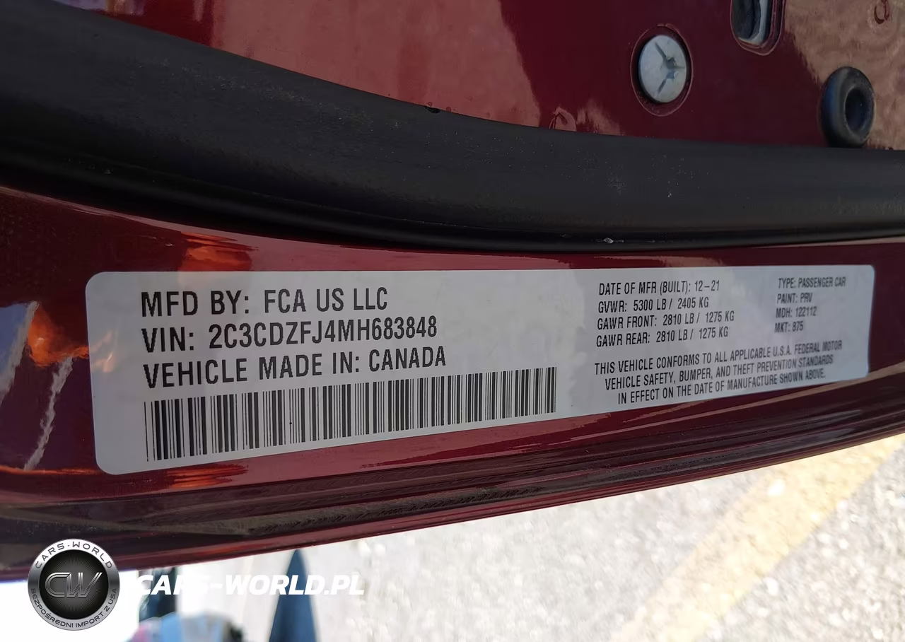 2021 Dodge Challenger R-T Scat Pack VIN:2C3CDZFJ4MH683848 - 9