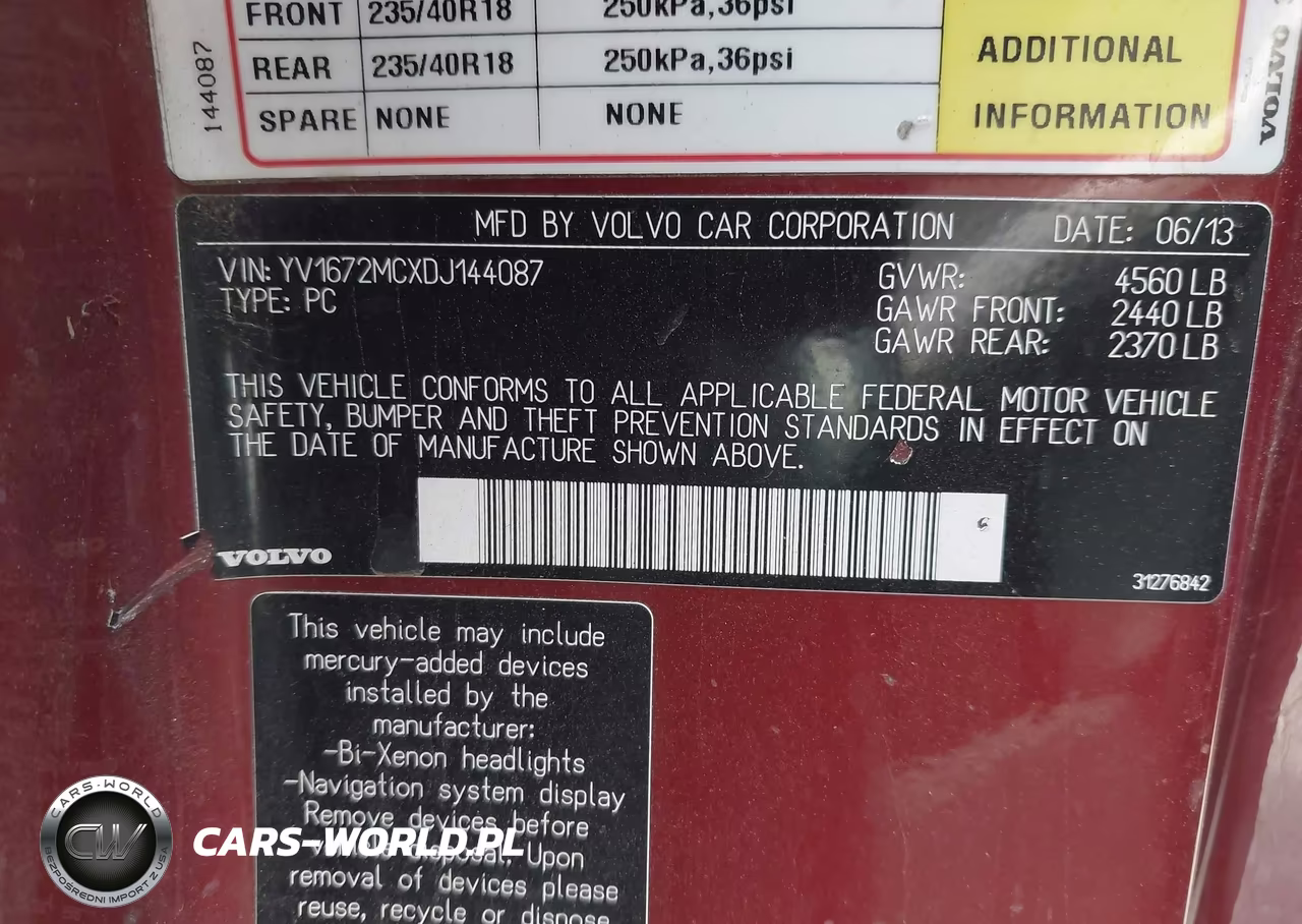 2013 Volvo C70 T5 VIN:YV1672MCXDJ144087 - 9