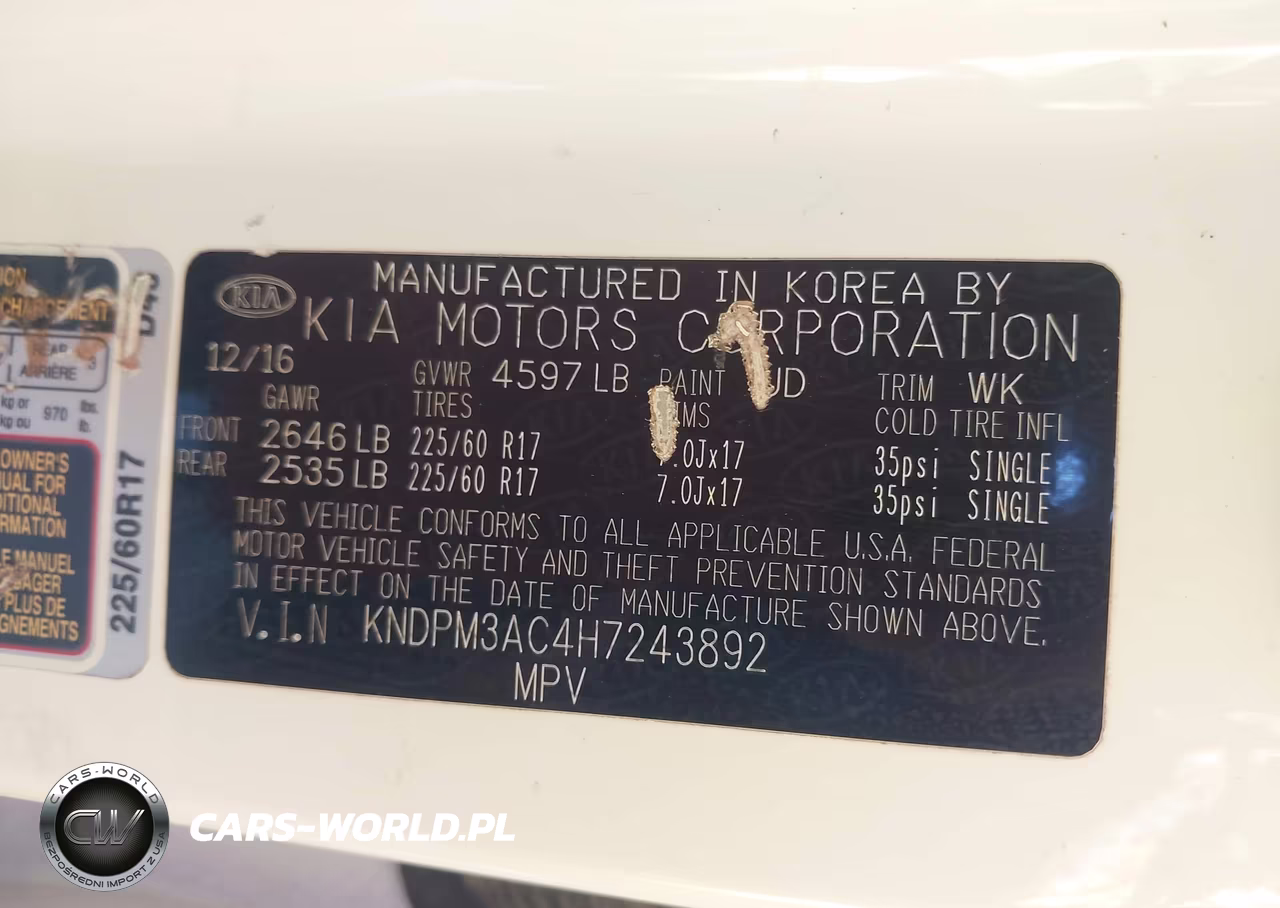 2017 Kia Sportage Lx VIN:KNDPM3AC4H7243892 - 9