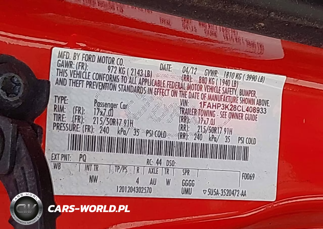 2012 Ford Focus Se VIN:1FAHP3K28CL408933 - 9