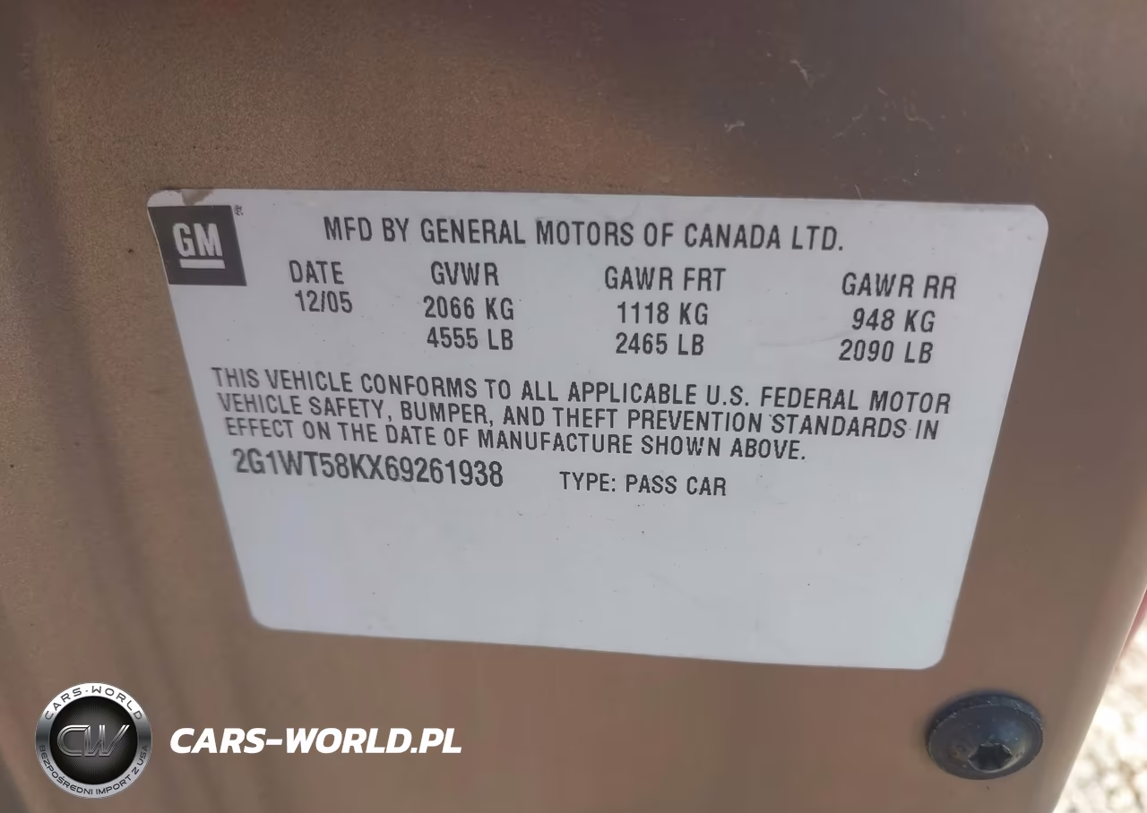 2006 Chevrolet Impala Lt VIN:2G1WT58KX69261938 - 9