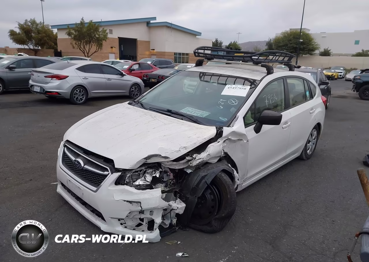 2015 Subaru Impreza 2.0I VIN:JF1GPAA61FH207807 - 2