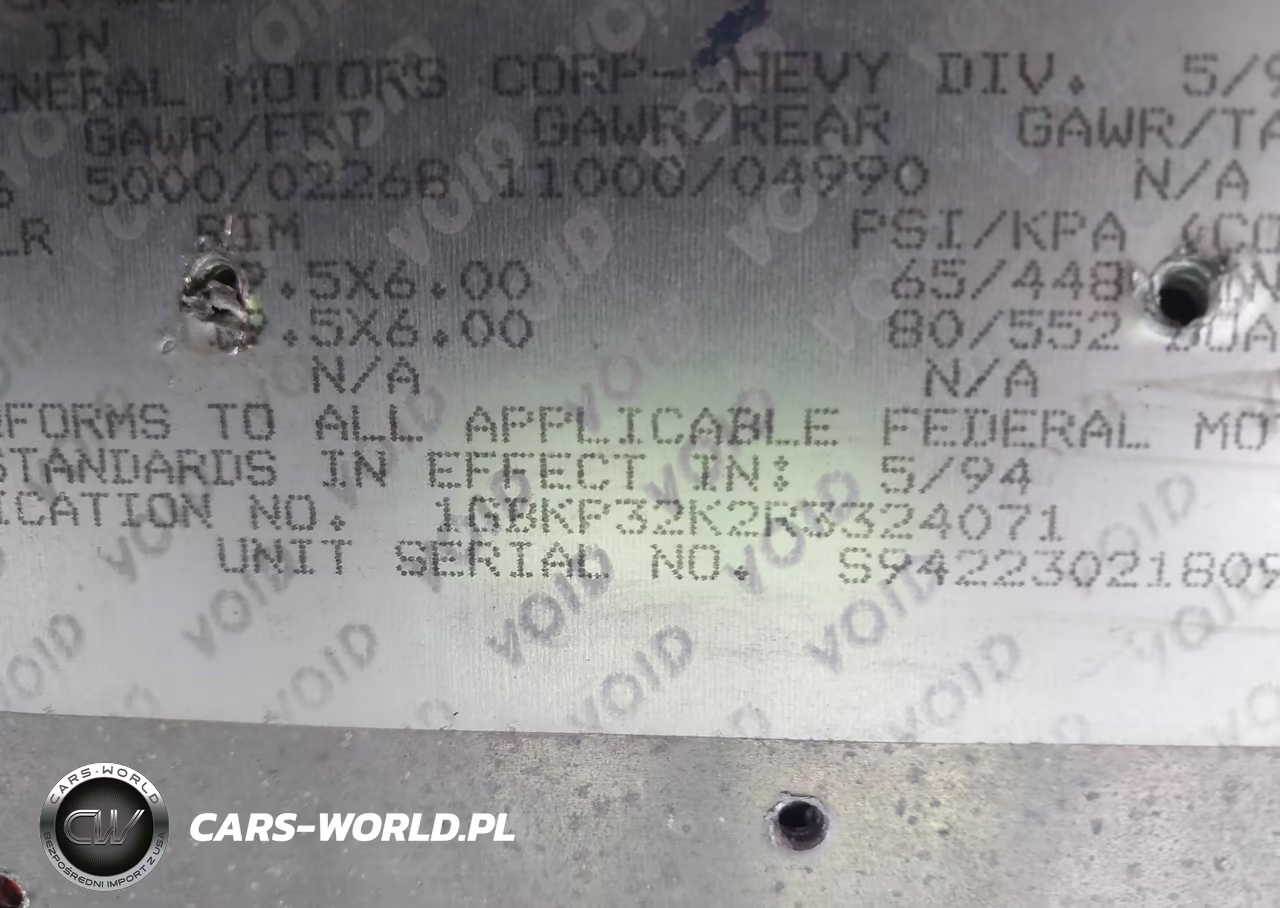 1994 Chevrolet P30 VIN:1GBKP32K2R3324071 - 8