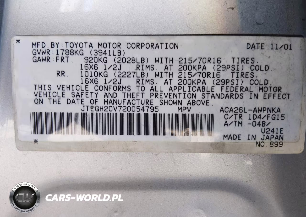 2002 Toyota Rav4 VIN:JTEGH20V720054795 - 9