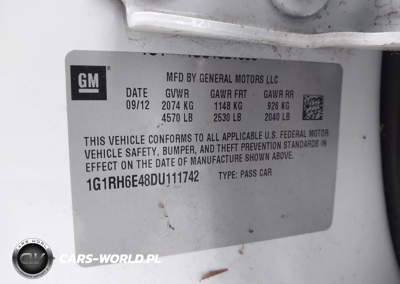 2013 Chevrolet Volt VIN:1G1RH6E48DU111742 - 9