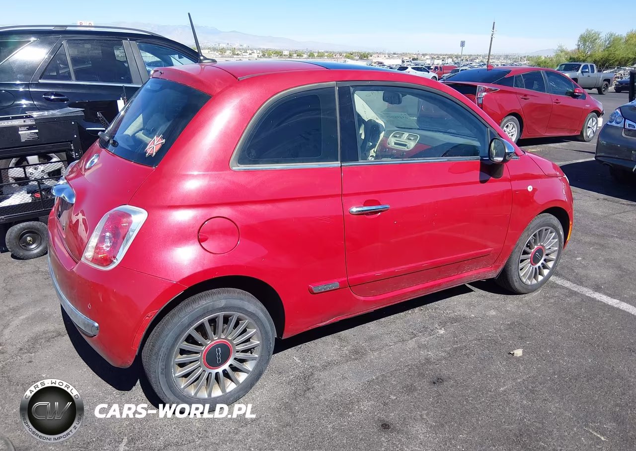 2012 Fiat 500 Lounge VIN:3C3CFFCR9CT117774 - 4