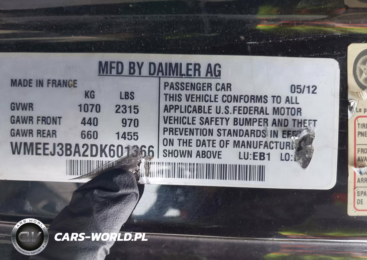 2013 Smart Fortwo Passion VIN:WMEEJ3BA2DK601366 - 9