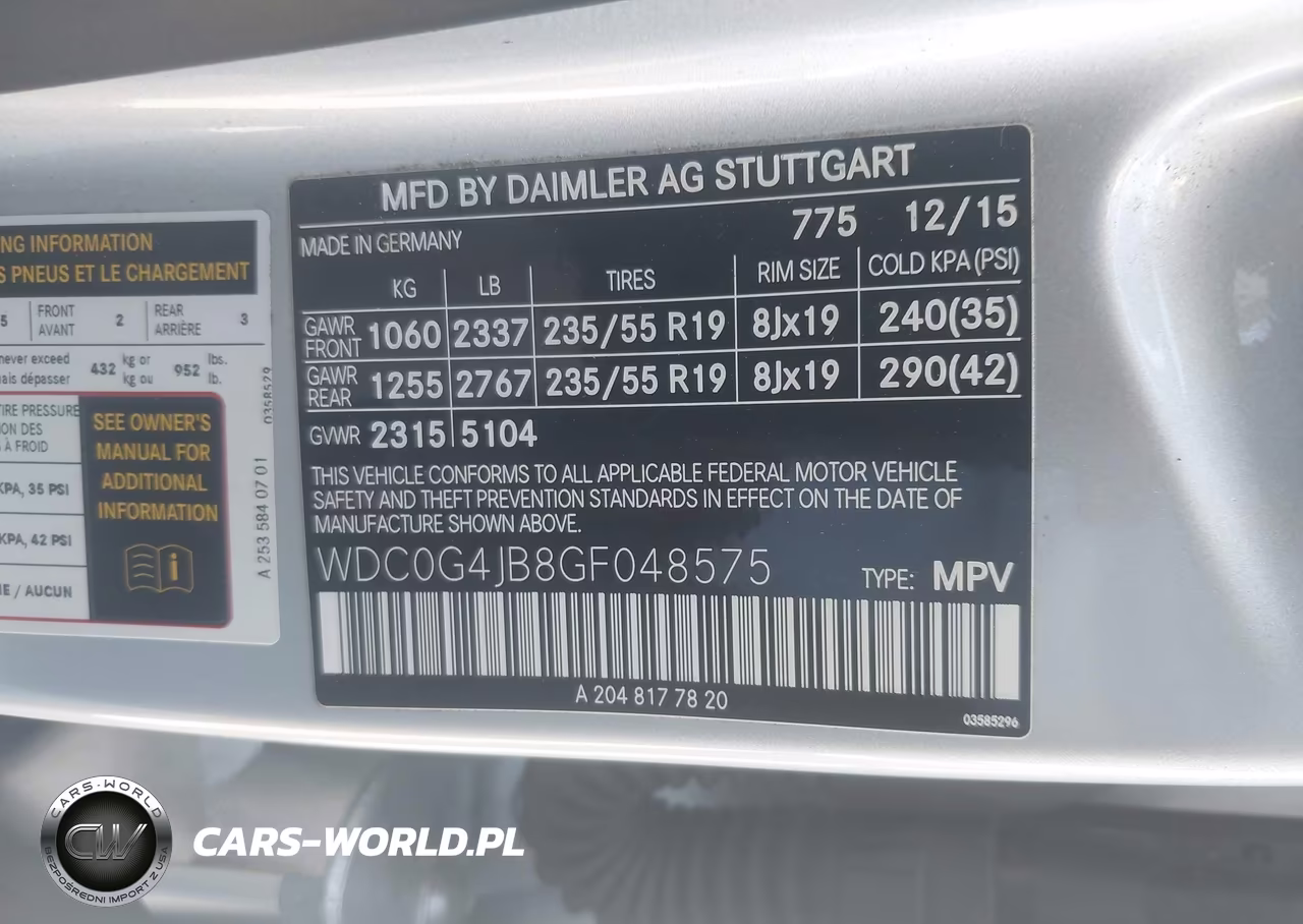 2016 Mercedes-Benz Glc 300 VIN:WDC0G4JB8GF048575 - 9