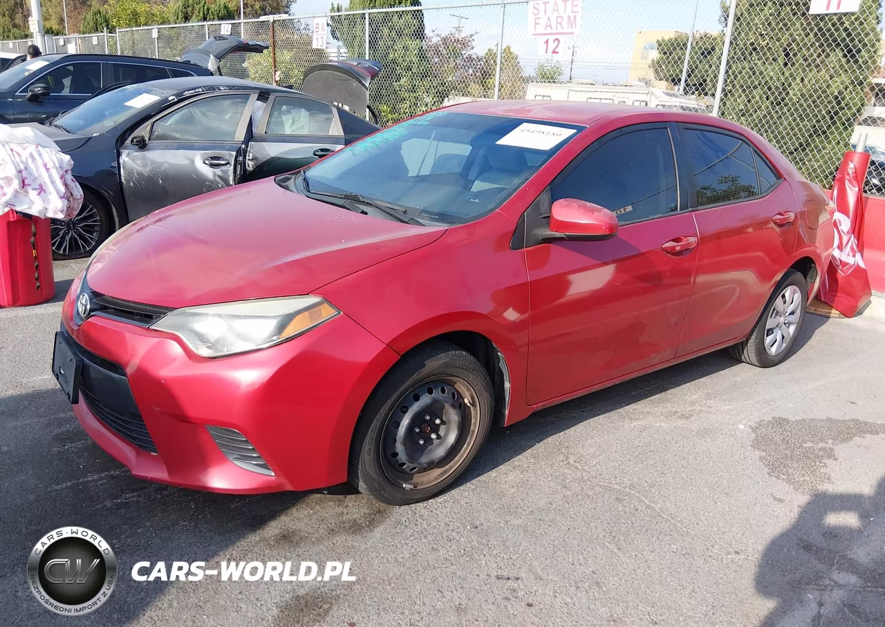 2015 Toyota Corolla Le VIN:5YFBURHE8FP324197 - 2