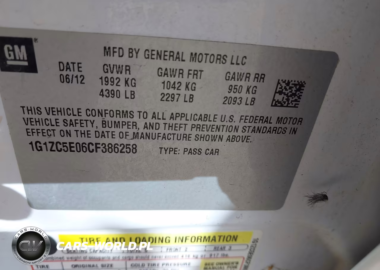 2012 Chevrolet Malibu 1Lt VIN:1G1ZC5E06CF386258 - 9