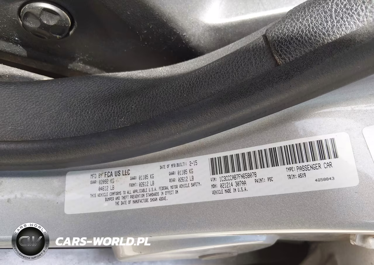 2015 Chrysler 200 Limited VIN:1C3CCCAB7FN658078 - 9