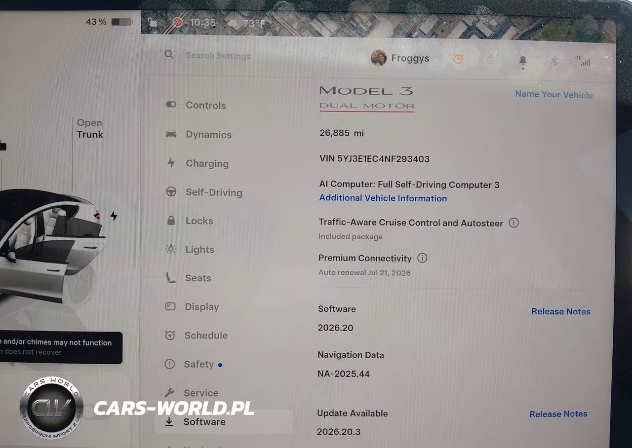 2022 Tesla Model 3 Performance Dual Motor All-Wheel Drive VIN:5YJ3E1EC4NF293403 - 18
