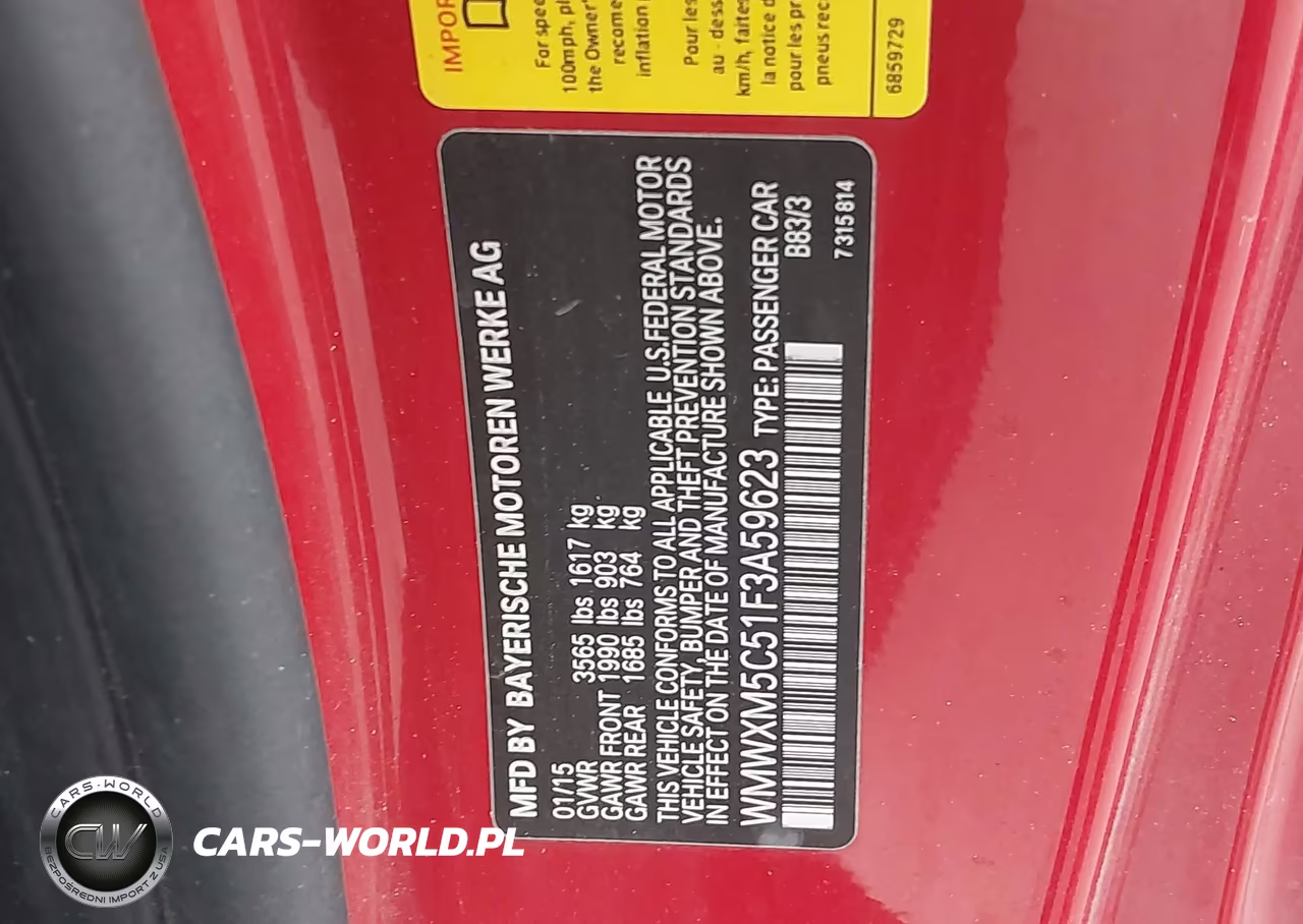 2015 Mini Hardtop Cooper VIN:WMWXM5C51F3A59623 - 9