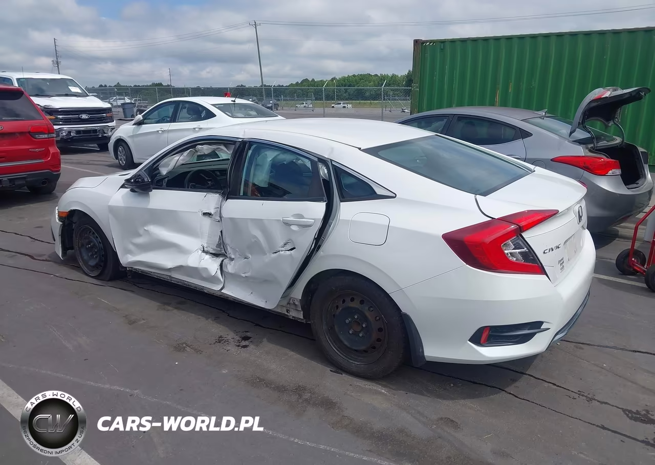 2019 Honda Civic Lx VIN:2HGFC2F62KH568128 - 3
