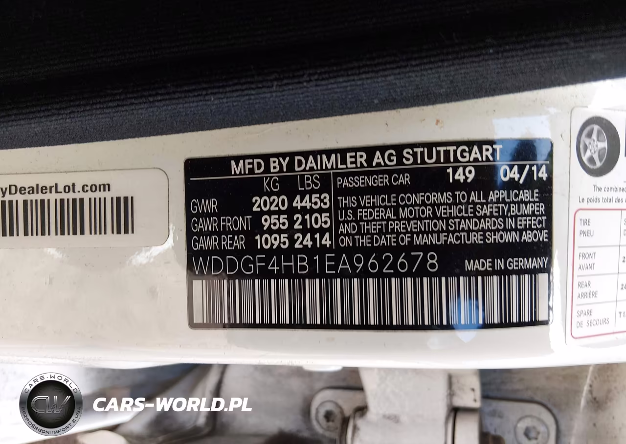 2014 Mercedes-Benz C 250 Sport VIN:WDDGF4HB1EA962678 - 9
