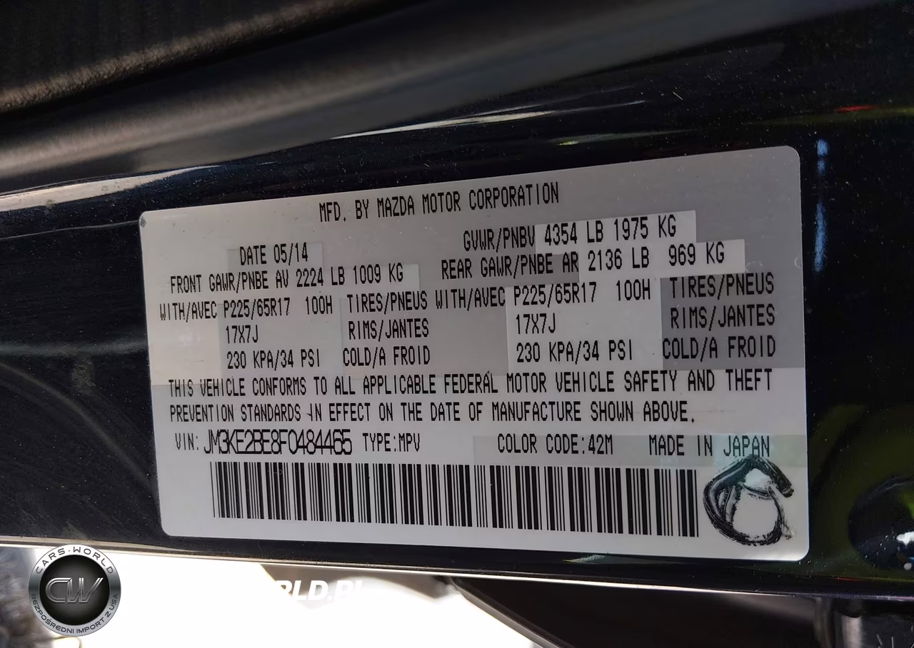2015 Mazda Cx-5 Sport VIN:JM3KE2BE8F0484465 - 9