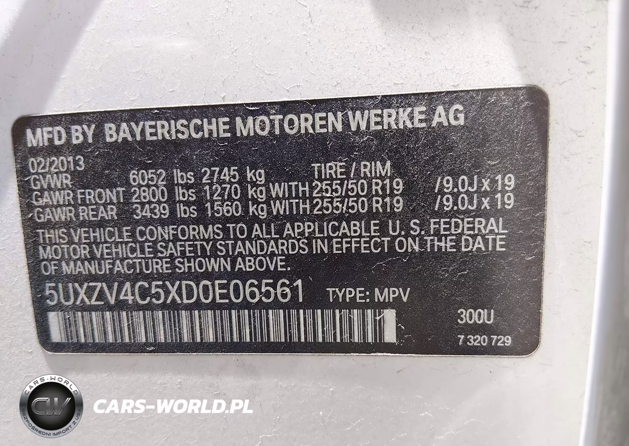 2013 BMW X5 VIN:5UXZV4C5XD0E06561 - 9