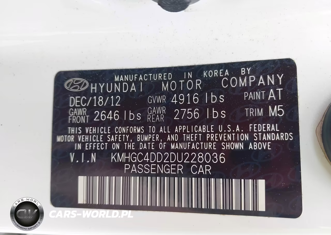2013 Hyundai Genesis 3.8 VIN:KMHGC4DD2DU228036 - 9
