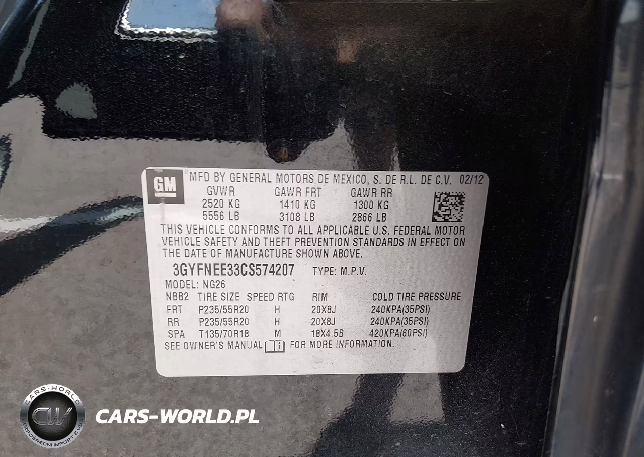 2012 Cadillac Srx Performance Collection VIN:3GYFNEE33CS574207 - 9