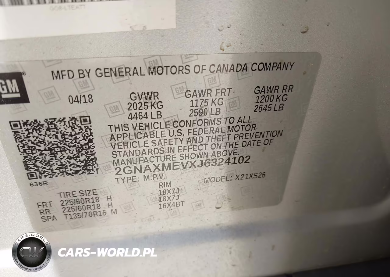2018 Chevrolet Equinox Premier VIN:2GNAXMEVXJ6324102 - 9