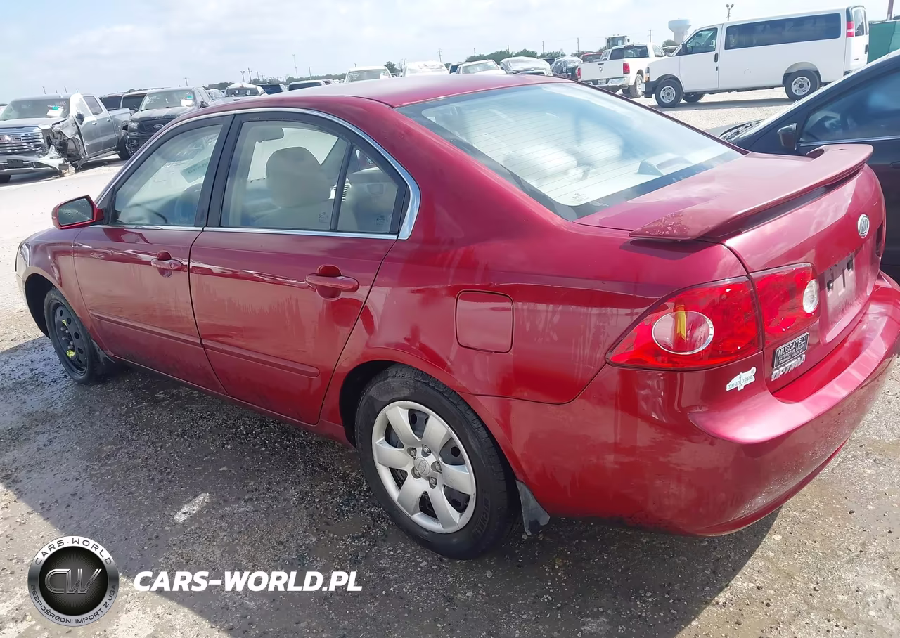 2007 Kia Optima Lx VIN:KNAGE123275111883 - 3