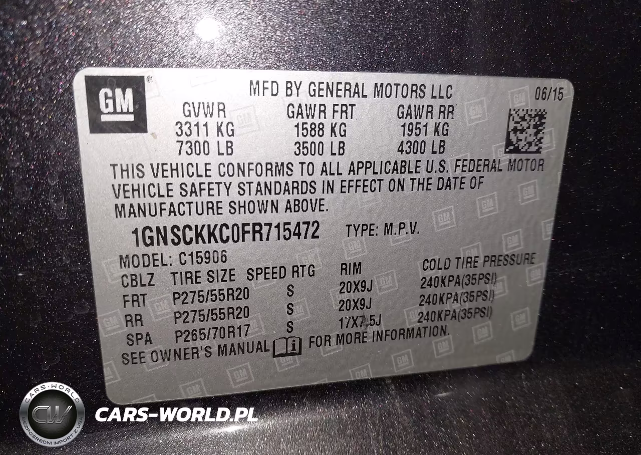 2015 Chevrolet Suburban Ltz VIN:1GNSCKKC0FR715472 - 9