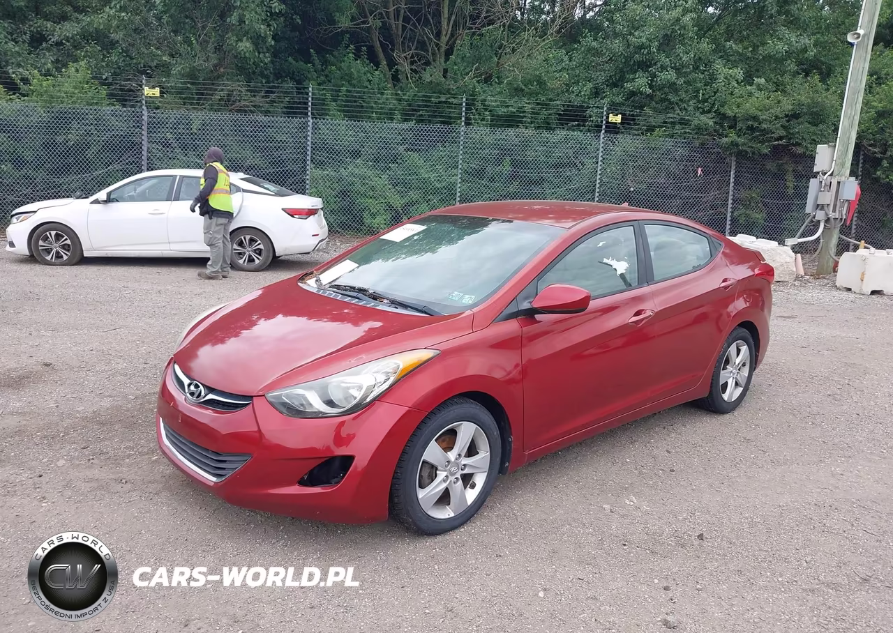 2013 Hyundai Elantra Gls VIN:5NPDH4AEXDH356993 - 2