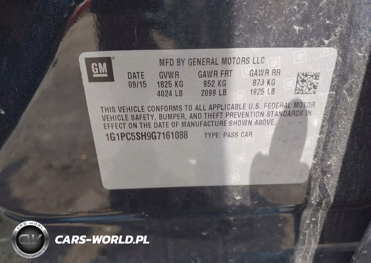 2016 Chevrolet Cruze Limited Ls Auto VIN:1G1PC5SH9G7161088 - 9