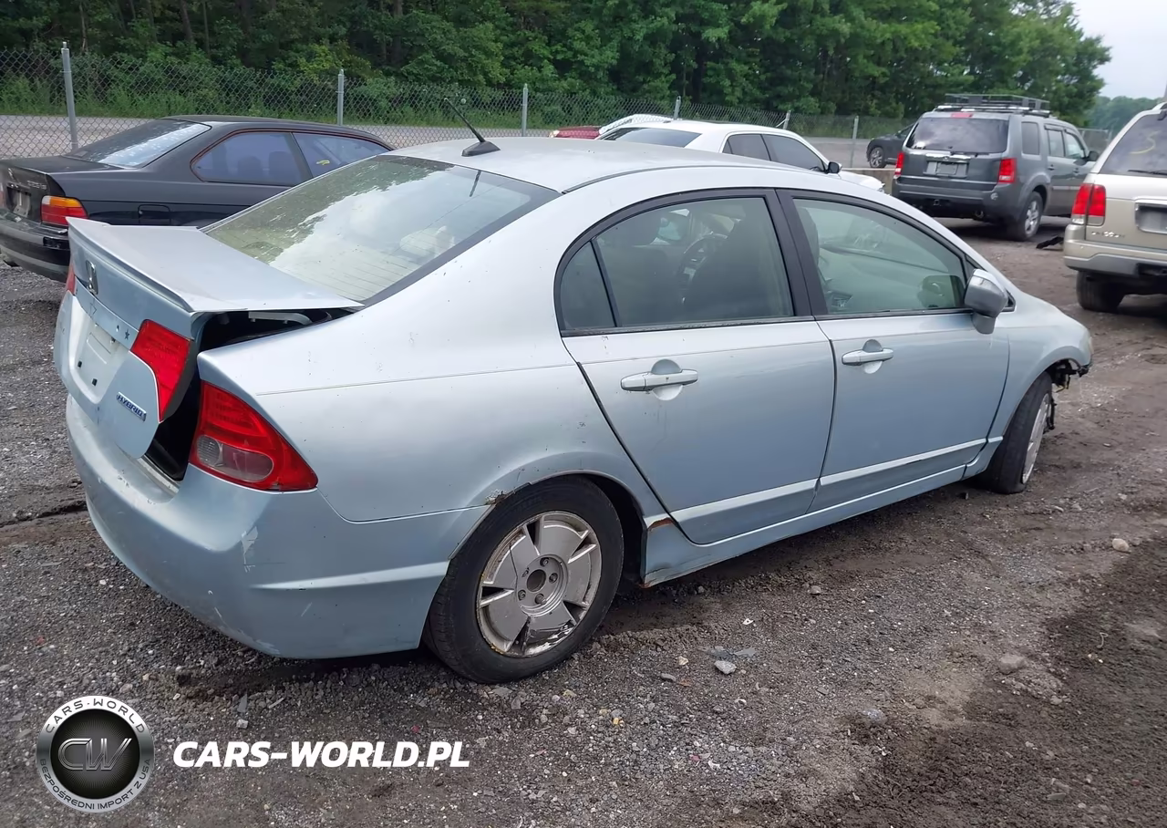 2007 Honda Civic Hybrid VIN:JHMFA36297S004434 - 4