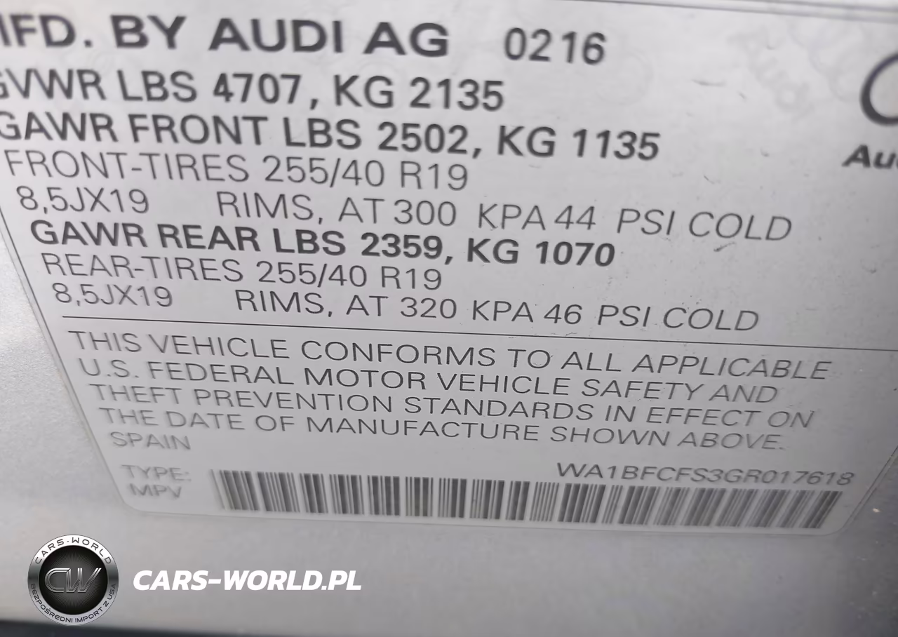 2016 Audi Q3 2.0T Premium Plus VIN:WA1BFCFS3GR017618 - 9