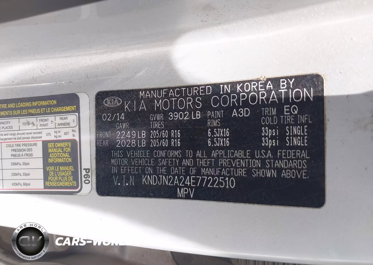 2014 Kia Soul VIN:KNDJN2A24E7722510 - 9
