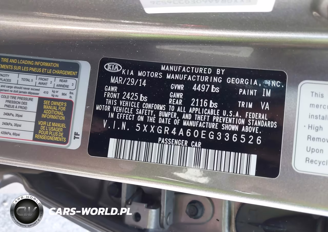 2014 Kia Optima Sx Turbo VIN:5XXGR4A60EG336526 - 9