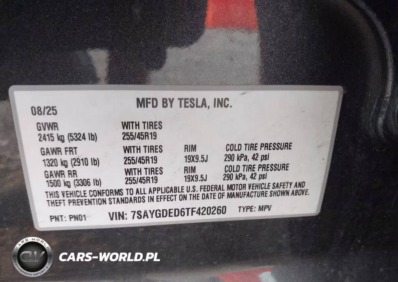 2026 Tesla Model Y Premium Rear-Wheel Drive-Rear-Wheel Drive VIN:7SAYGDED6TF420260 - 9