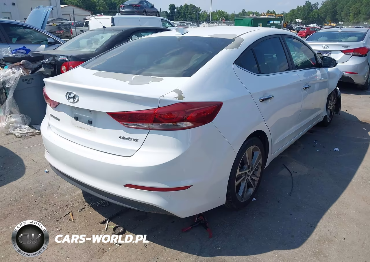 2017 Hyundai Elantra Limited VIN:5NPD84LF6HH131286 - 4