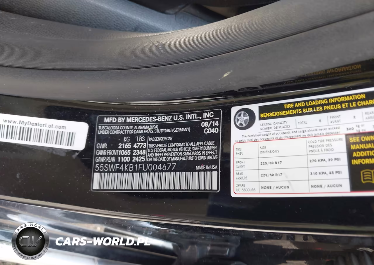 2015 Mercedes-Benz C 300 4Matic VIN:55SWF4KB1FU004677 - 9