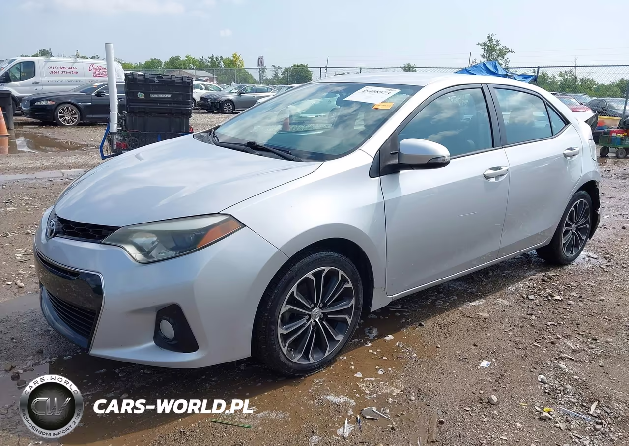 2014 Toyota Corolla S Plus VIN:5YFBURHE6EP127334 - 2