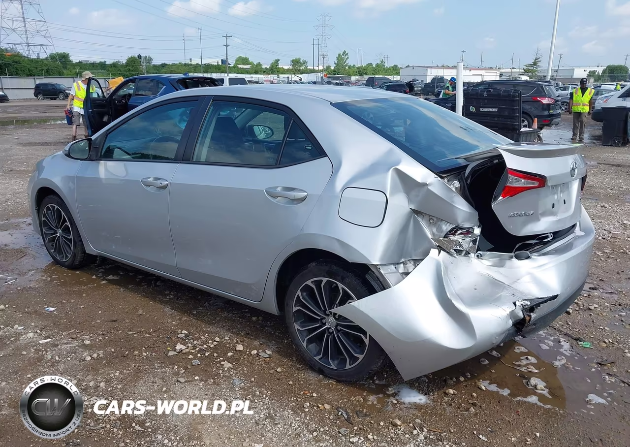 2014 Toyota Corolla S Plus VIN:5YFBURHE6EP127334 - 3