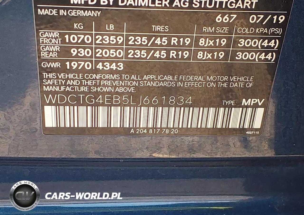 2020 Mercedes-Benz Gla 250 VIN:WDCTG4EB5LJ661834 - 9