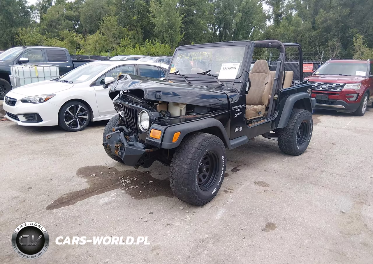 1999 Jeep Wrangler Sport VIN:1J4FY19S9XP465191 - 2