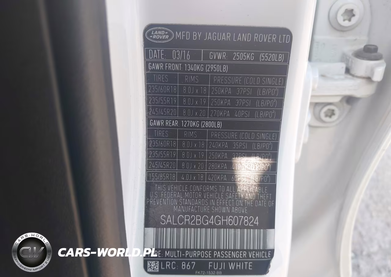 2016 Land Rover Discovery Sport Hse VIN:SALCR2BG4GH607824 - 9