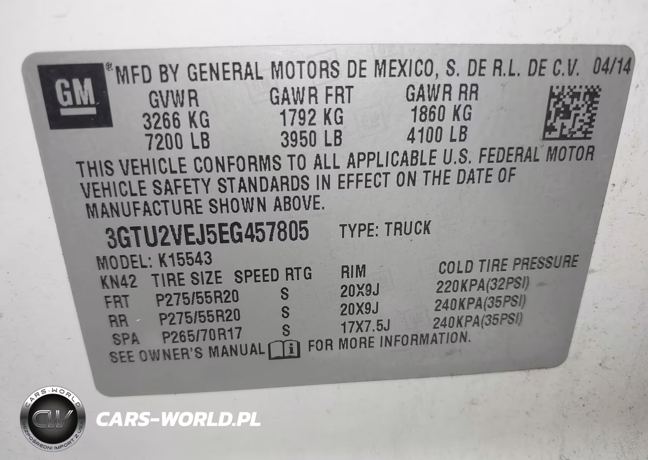 2014 GMC Sierra 1500 Slt VIN:3GTU2VEJ5EG457805 - 9