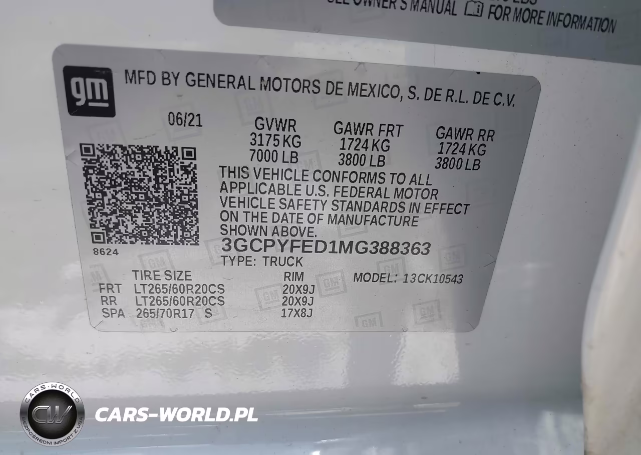 2021 Chevrolet Silverado 1500 4Wd Short Bed Lt Trail Boss VIN:3GCPYFED1MG388363 - 9